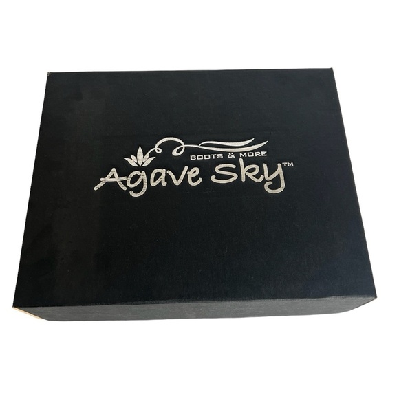 Agave Sky Gigi Genuine Leather Cowhide Bootie - Picture 8 of 14